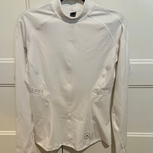 Stella McCartney White Long Sleeve Athletic Top